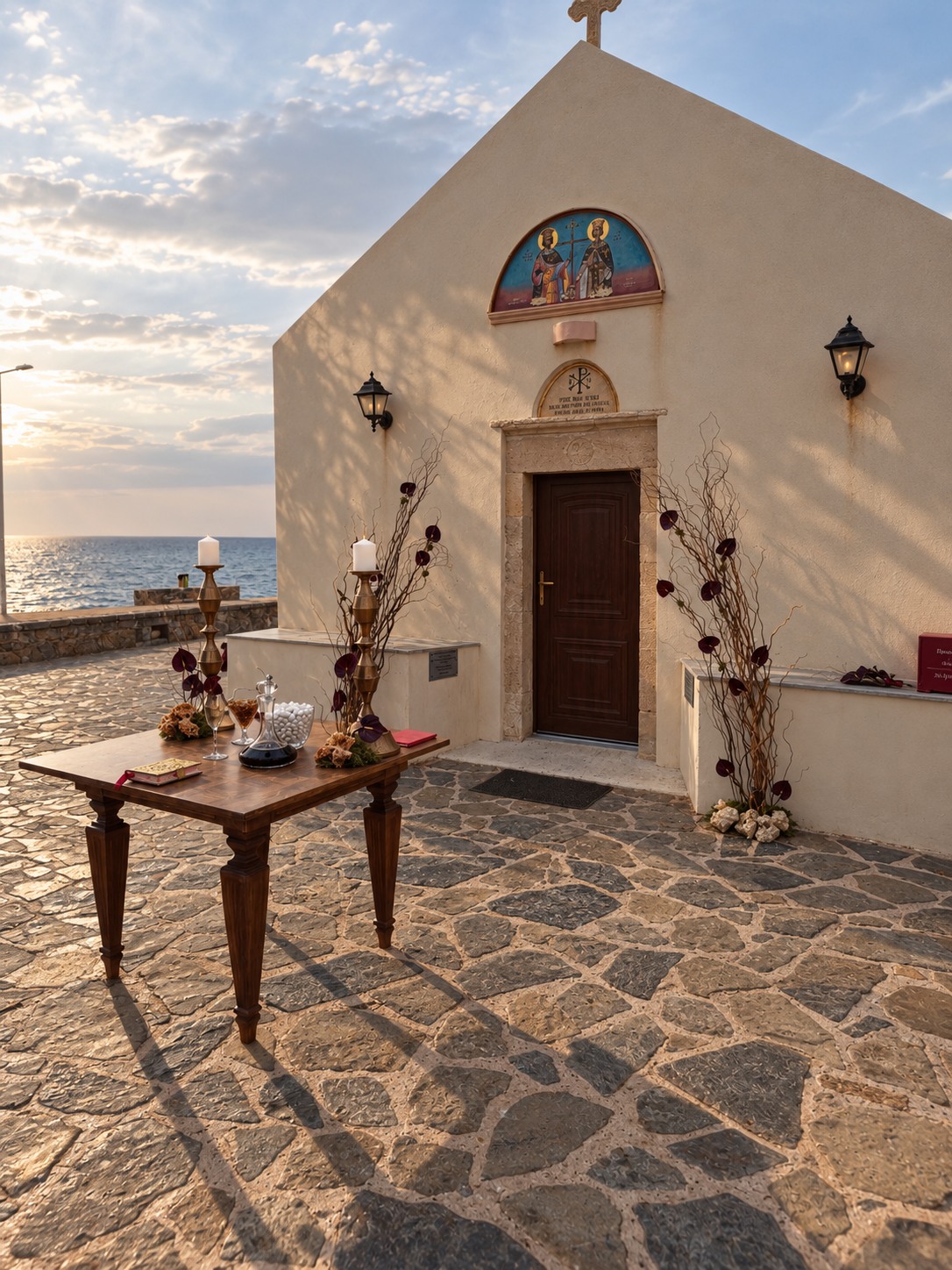 Seaside chapel for Patric and Alexia